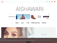 Tablet Screenshot of aishawari.com